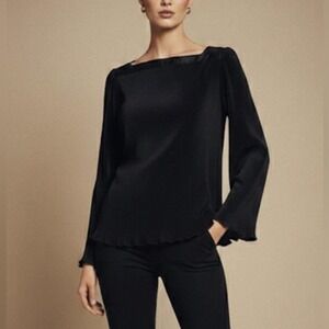 Koret of California pleaded blouse VTG 70s